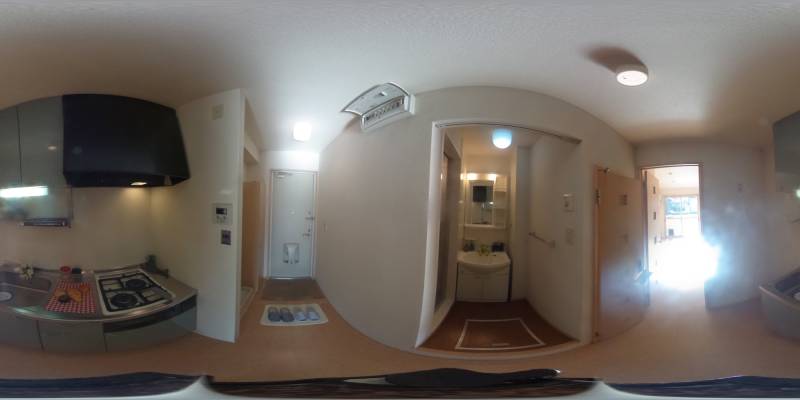 パノラマ画像キッチン