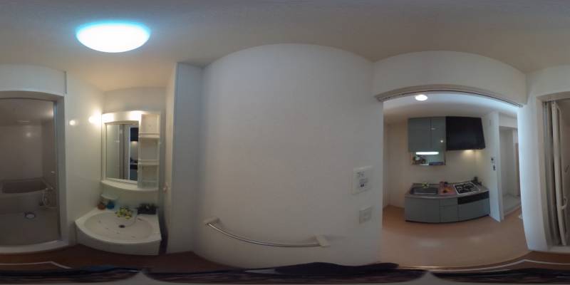 パノラマ画像洗面所