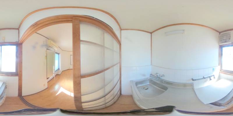 パノラマ画像キッチン