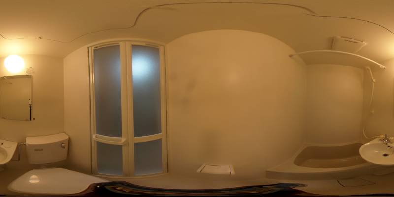 パノラマ画像バスルーム