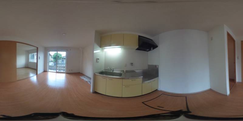 パノラマ画像キッチン