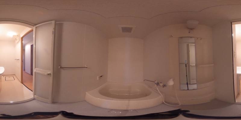 パノラマ画像バスルーム