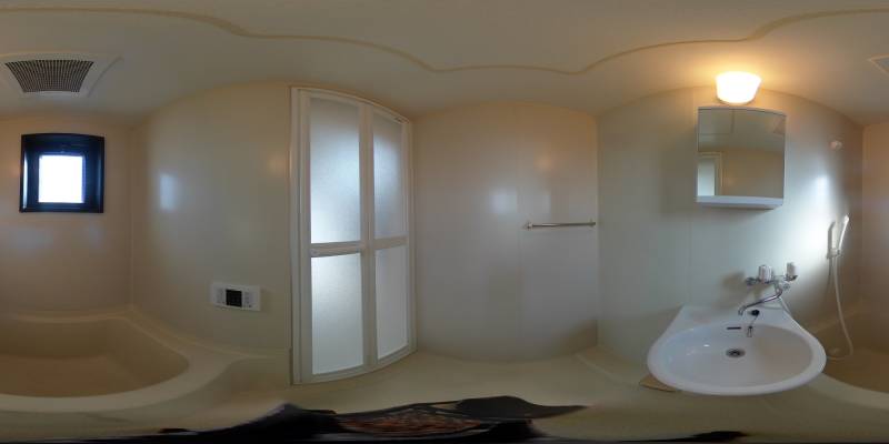 パノラマ画像バスルーム