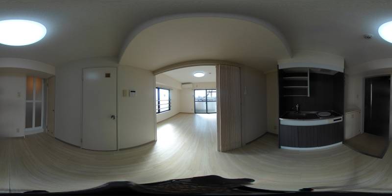 パノラマ画像キッチン