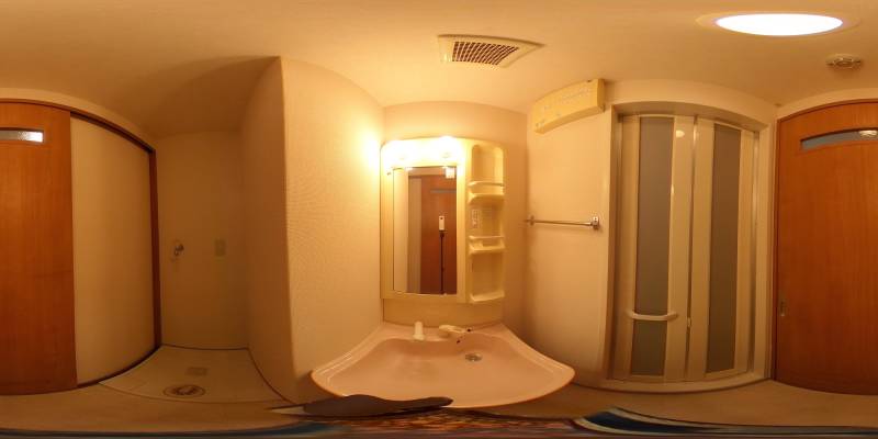 パノラマ画像洗面所