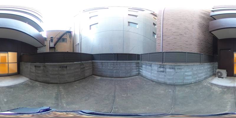 パノラマ画像バルコニー