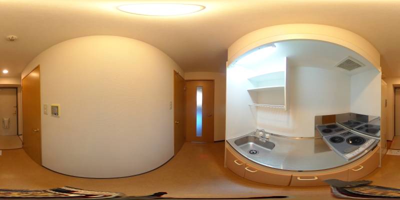 パノラマ画像キッチン