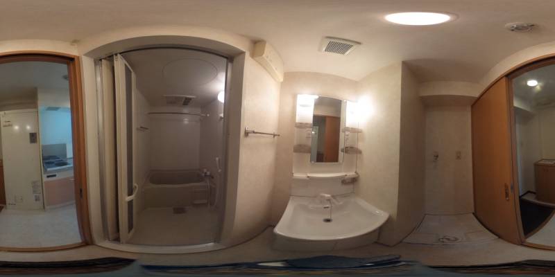 パノラマ画像洗面所