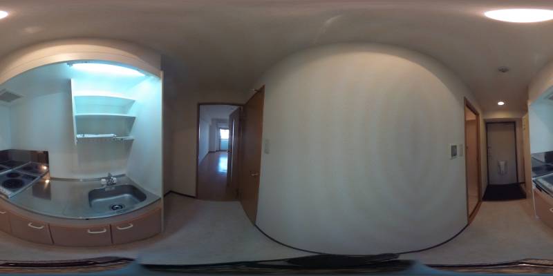 パノラマ画像キッチン