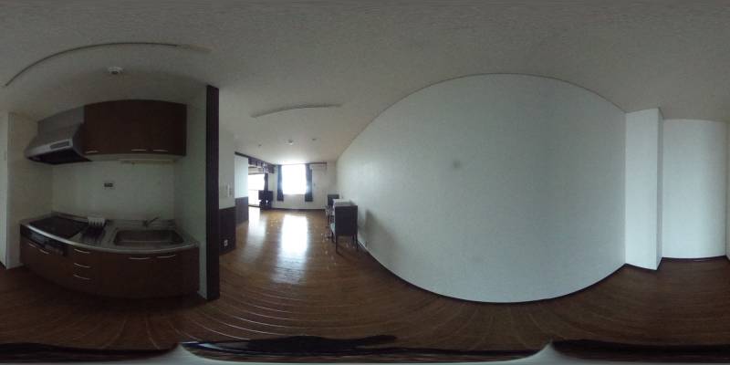 パノラマ画像キッチン