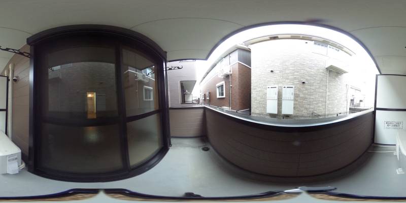 パノラマ画像バルコニー