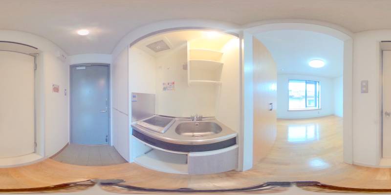 パノラマ画像キッチン