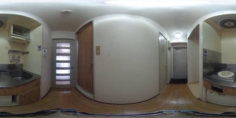 パノラマ画像キッチン