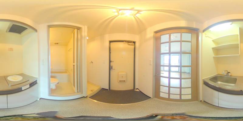 パノラマ画像キッチン