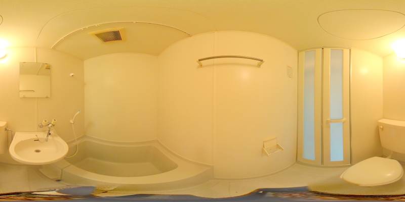 パノラマ画像バスルーム