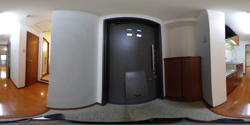 パノラマ画像玄関