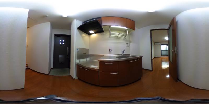 パノラマ画像キッチン