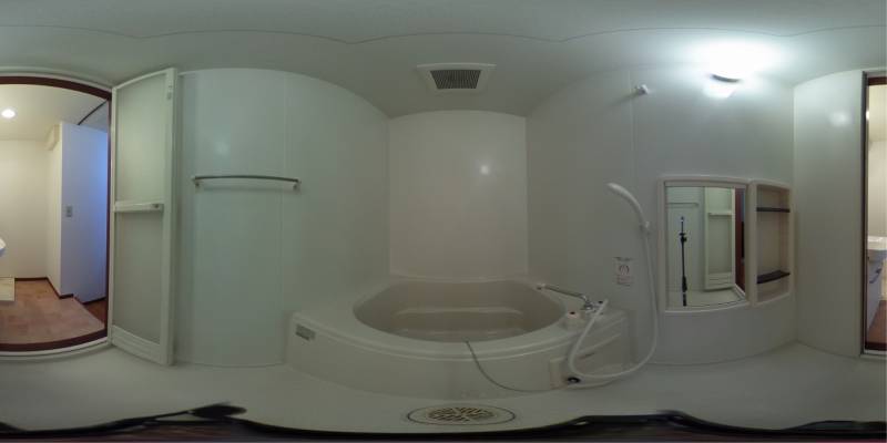 パノラマ画像バスルーム