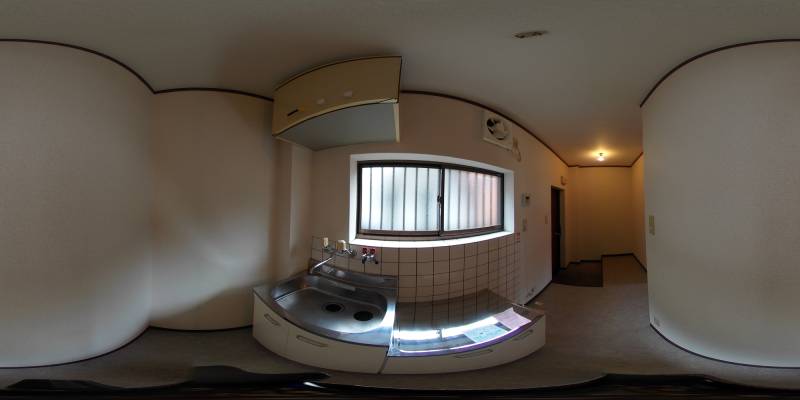 パノラマ画像キッチン