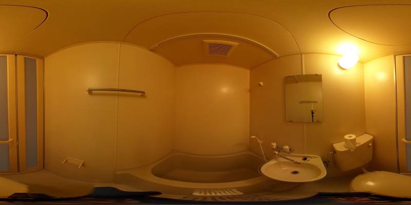 パノラマ画像バスルーム