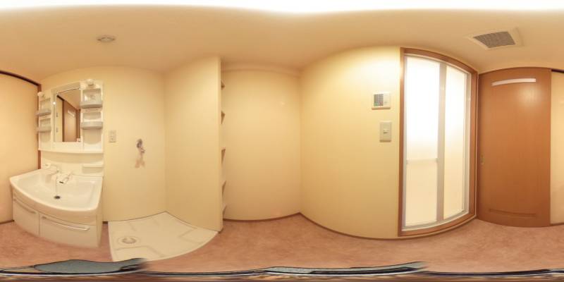 パノラマ画像洗面所