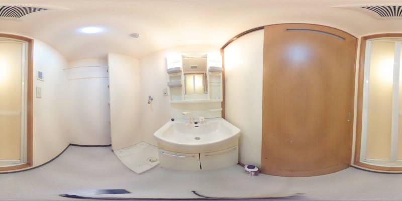 パノラマ画像洗面所