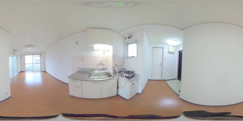 パノラマ画像キッチン