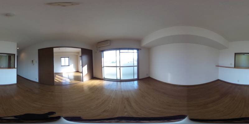 パノラマ画像リビング