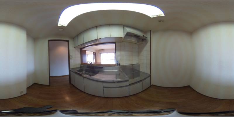 パノラマ画像キッチン