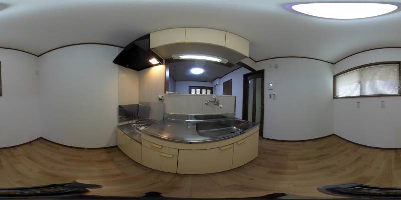 パノラマ画像キッチン