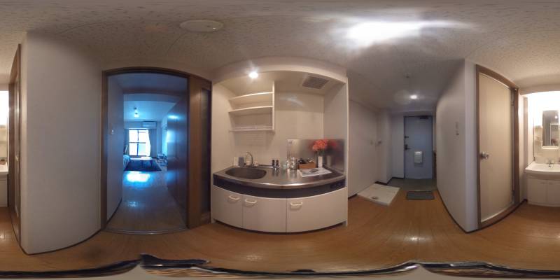 パノラマ画像キッチン