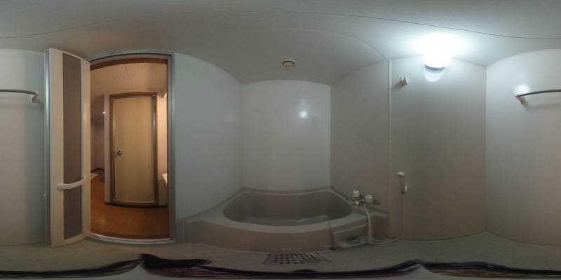 パノラマ画像バスルーム