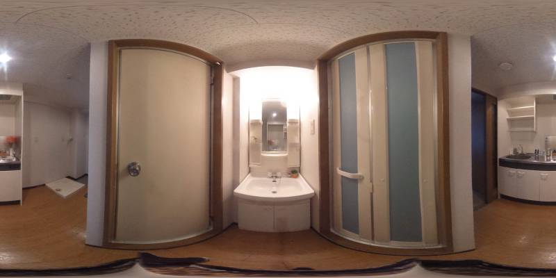 パノラマ画像洗面所