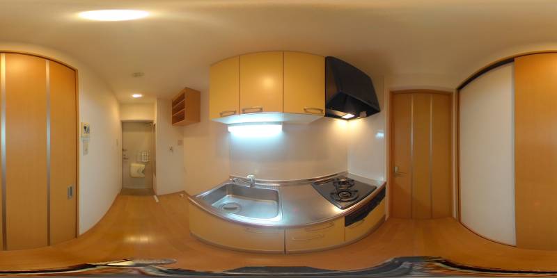 パノラマ画像キッチン