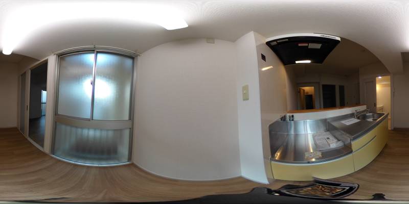 パノラマ画像キッチン