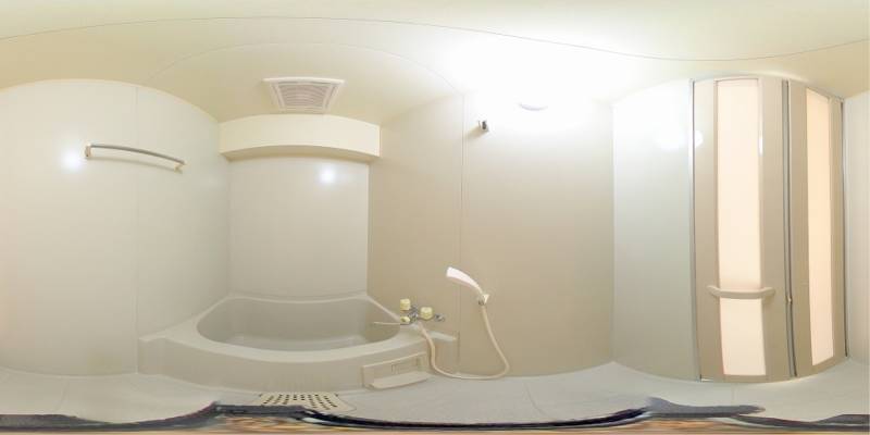 パノラマ画像バスルーム