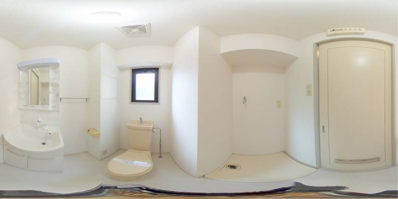 パノラマ画像洗面所