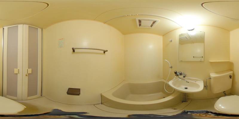 パノラマ画像バスルーム