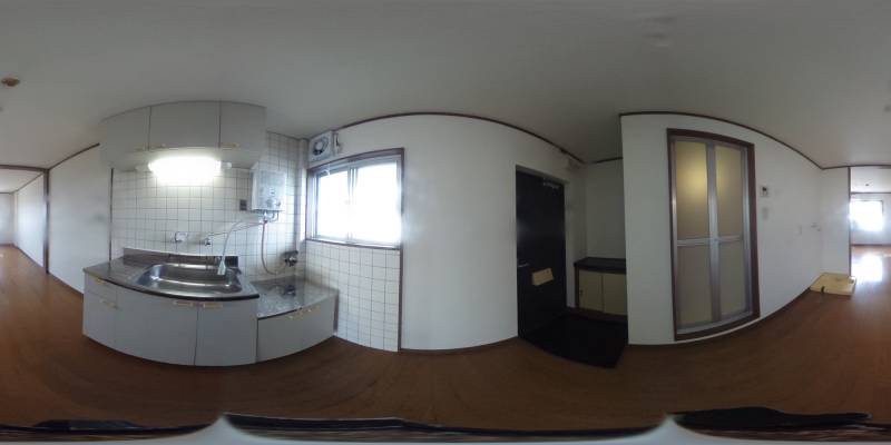 パノラマ画像キッチン