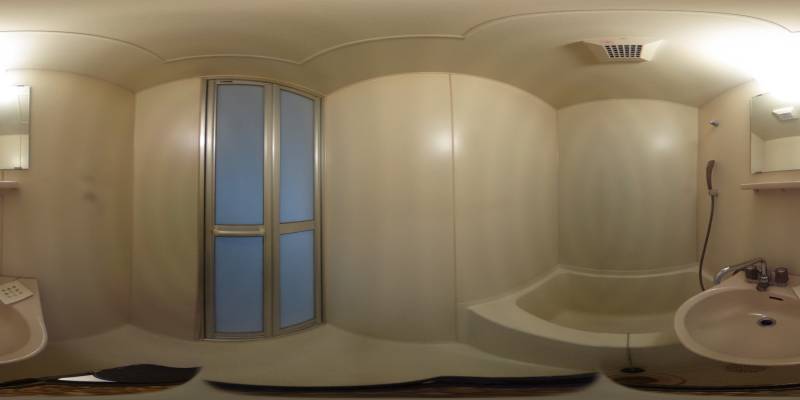 パノラマ画像バスルーム