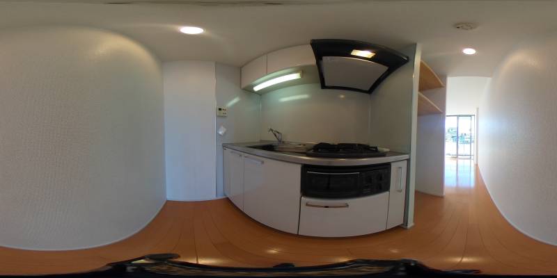 パノラマ画像キッチン