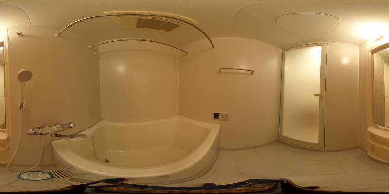 パノラマ画像バスルーム