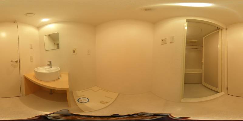 パノラマ画像洗面所