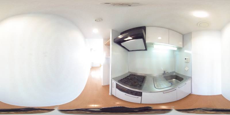パノラマ画像キッチン