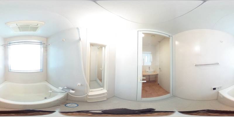 パノラマ画像バスルーム