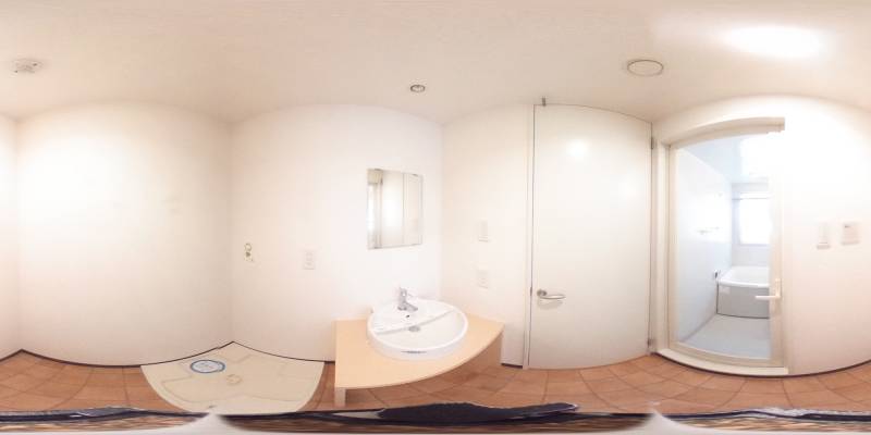 パノラマ画像洗面所