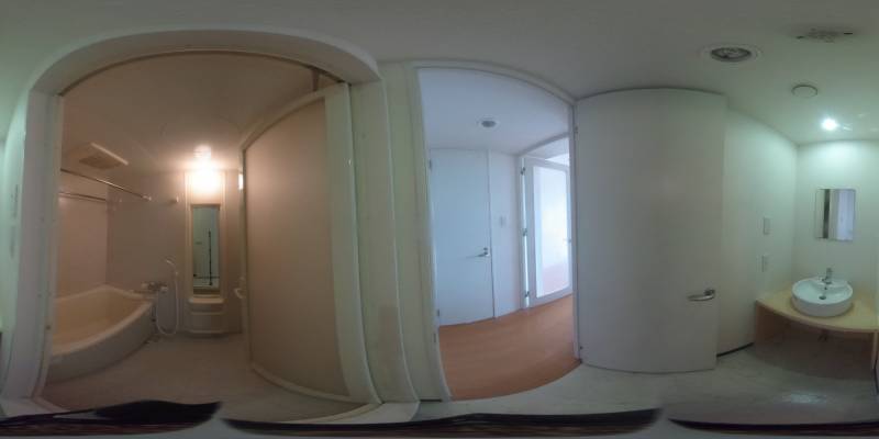パノラマ画像バスルーム