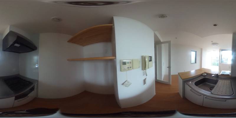 パノラマ画像キッチン