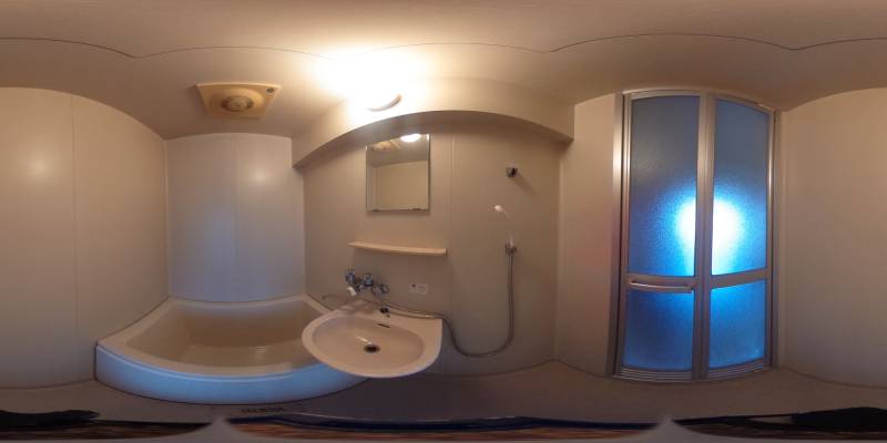 パノラマ画像バスルーム