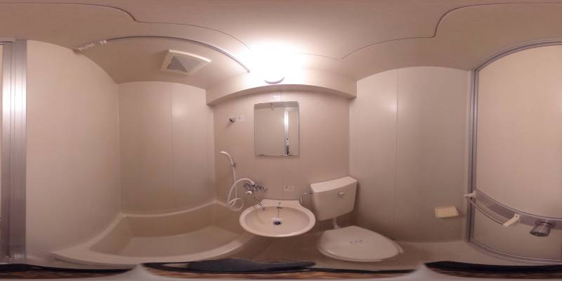 パノラマ画像バスルーム